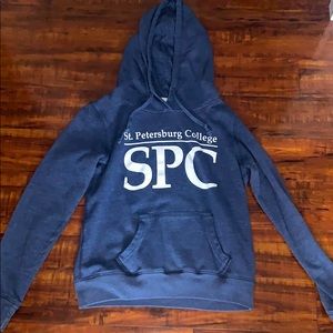 Blue St. Petersburg College Hoodie Size M